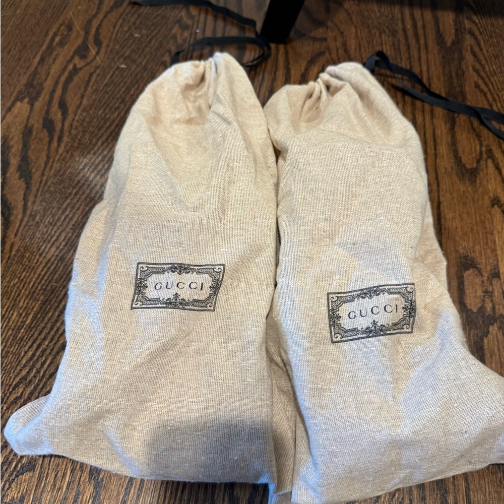 Gucci lady horsebit canvas wedge sandals 75MM - Picture 5 of 5